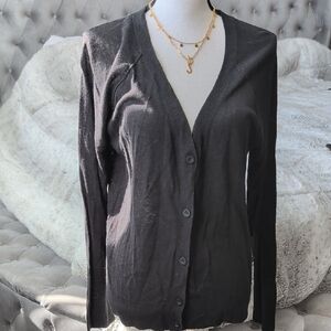 GAP Women's Black Cardigan Sweater